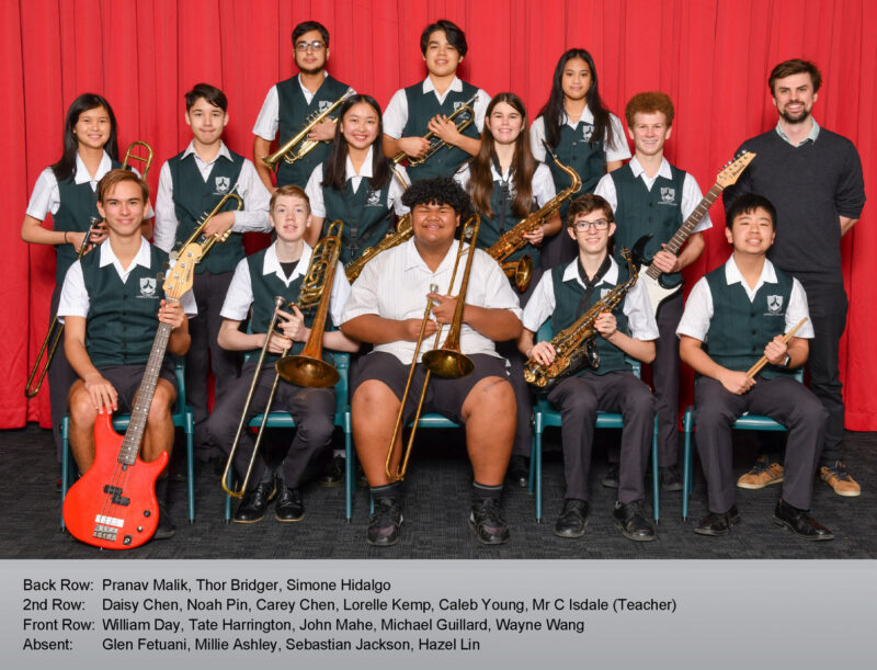 Concert Band 2022 Lynfield College Yearbook