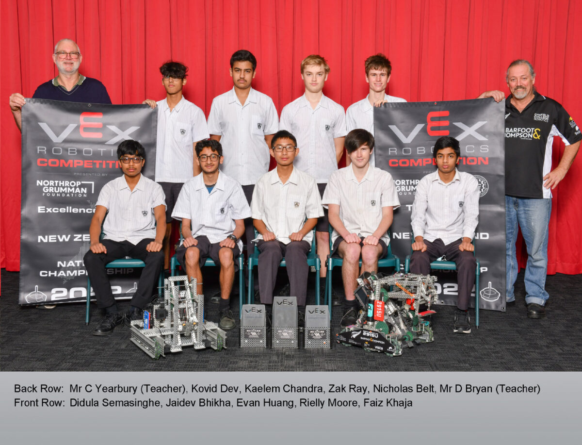 Robotics Vex World Championship 2022 Lynfield College Yearbook