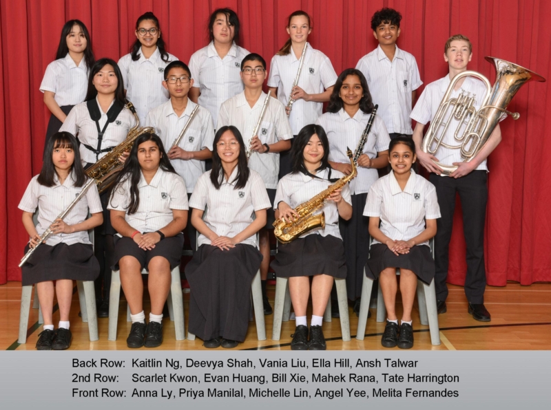 Development Concert Band 2021 Lynfield College Yearbook