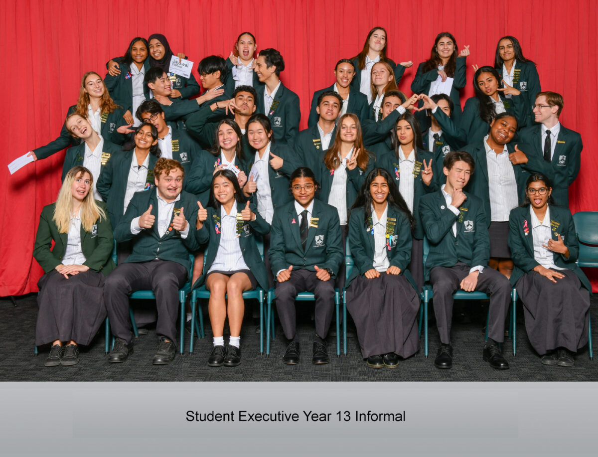 Student Executive Year 13 Informal – 2022 Lynfield College Yearbook